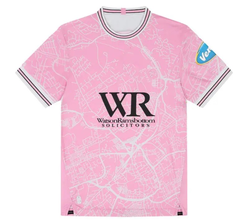 Pink Football Shirts with Patterns