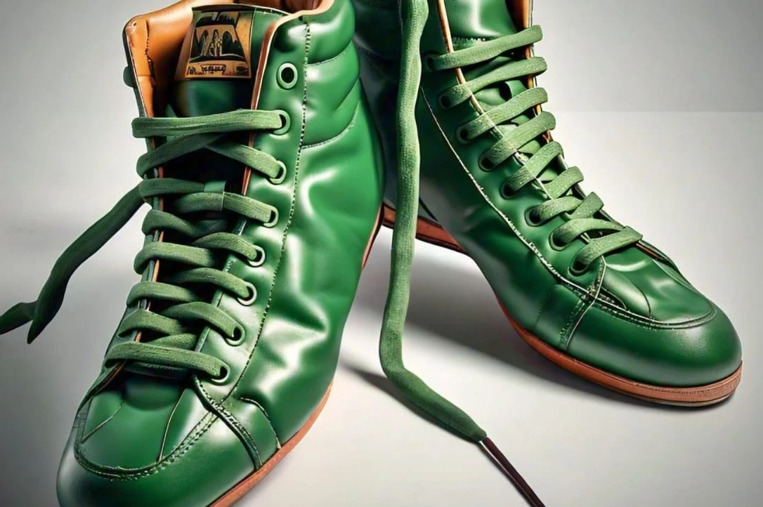 green boxing shoes