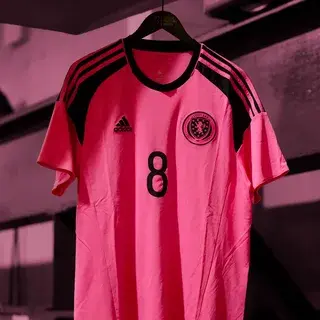 Pink Football Shirts with Patterns